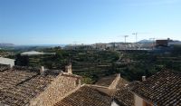 Vista desde la terraza ( el mar al fondo ) ( Calpe a la izquierda )