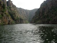 Vistas desde el crucero por Arribes del Duero.